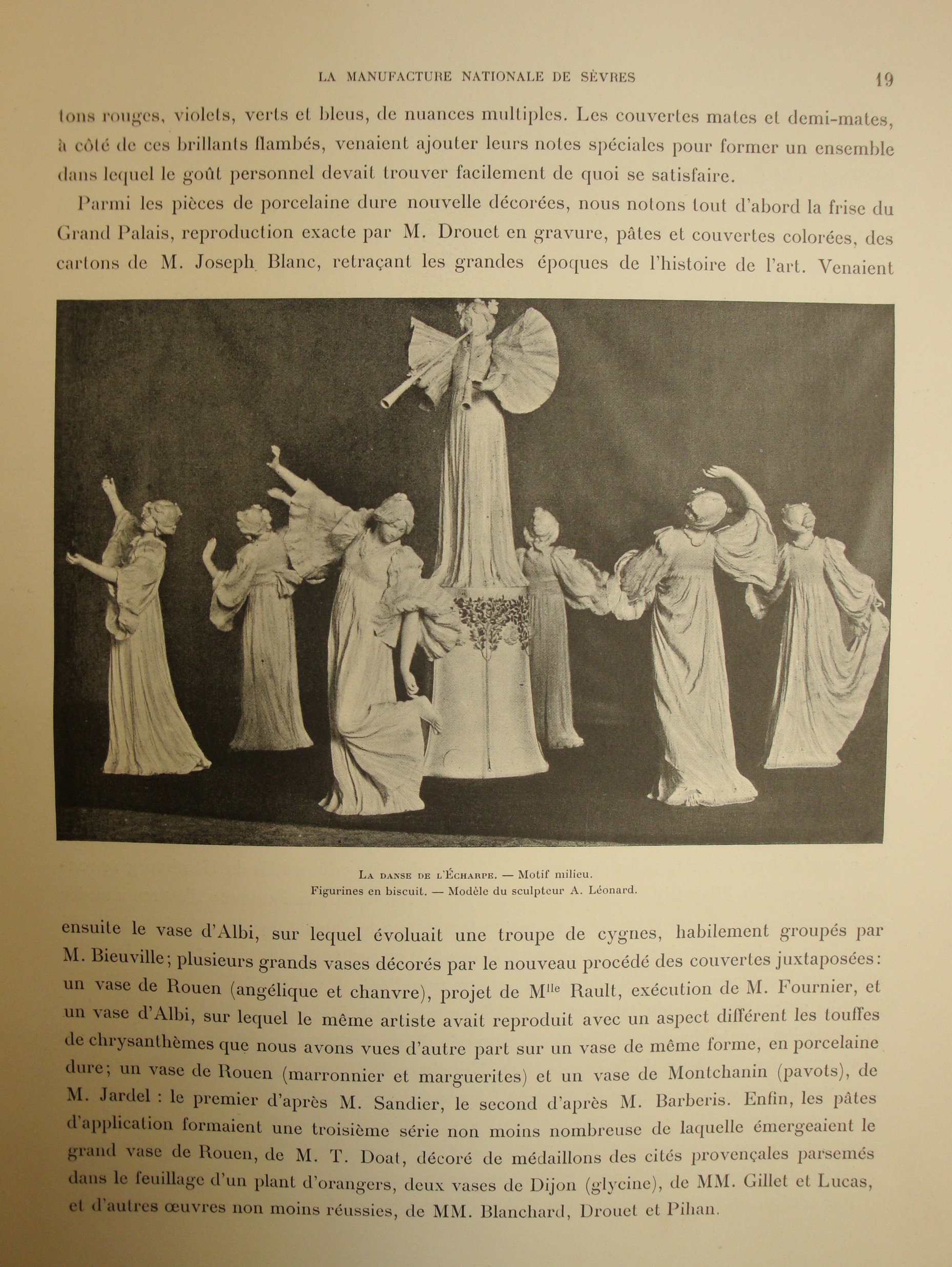 Tambourine Dancer by Agathon Leonard and Sevres